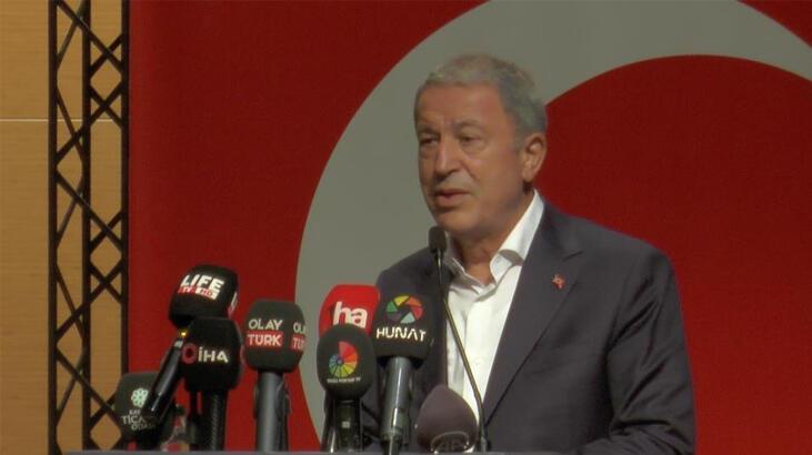 Bakan Akar: Bu inançla, birliktelikle, güvenle, istikrarla önümüzde artık bir engel yok