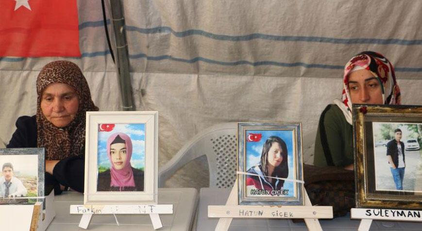 Evlatlarını PKK ve HDP’den isteyen ailelerin nöbeti devam ediyor