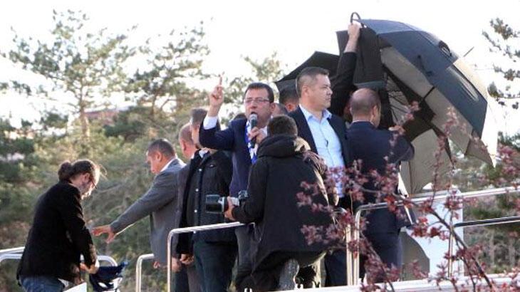 Seçim mitinginde taşlı saldırıda 13 gözaltı