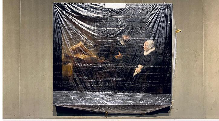 Rembrandt’ı naylonla korudular