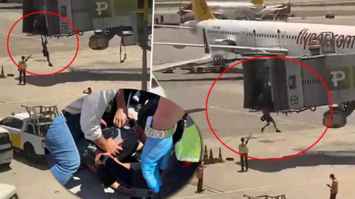 Aprona atlayan baba ve oğul sınır dışı edildi