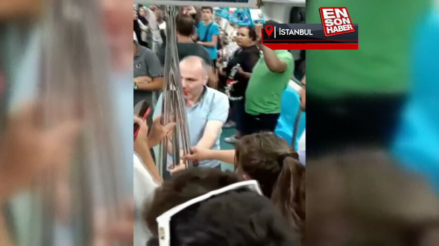 İstanbul’da toplu taşımada kadınların videosunu çeken 2 kişiye vatandaştan tepki