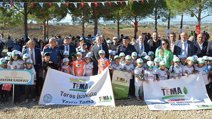 Manavgat yangın alanında 5 milyon 170 bin fidan toprakla buluştu