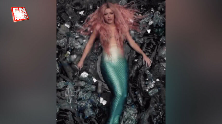 Shakira’nın klip çekiminde fare ile karşılaştığı an