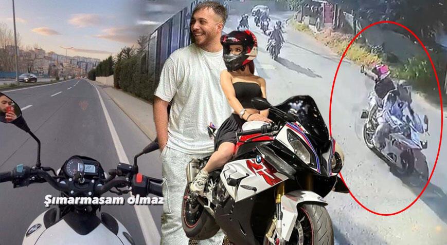 İstanbul’da cinayet gibi motosiklet kazası! Son görüntüleri ortaya çıktı
