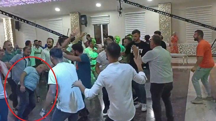 Düğünde çiftetelli oynarken kalbine yenildi!