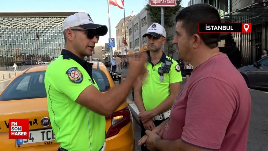 Taksimetreyi açmadı turistten 3500 lira para istedi