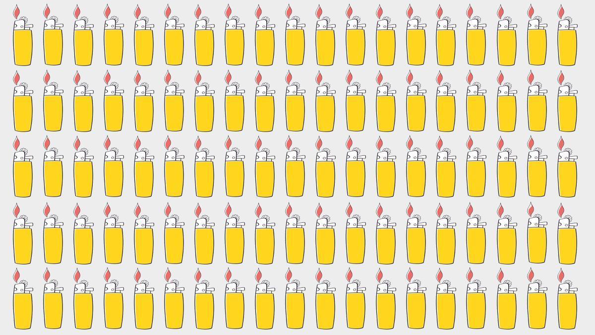 Çok zekiyim diyenler bile 10 saniyede bulamıyor! Sadece dikkatli olanlar farklı yanan çakmağı fark edebilir. Hazırsanız, dikkatinizi toparlayın ve fotoğrafa bakın! 8 saniyede bulabilirseniz gerçekten iyisiniz