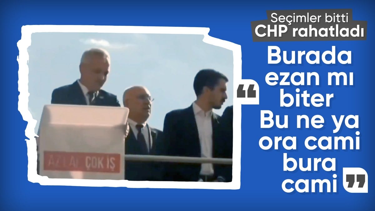 CHP’li Veli Gündüz Şahin’in mazbata töreninde ezan rahatsızlığı