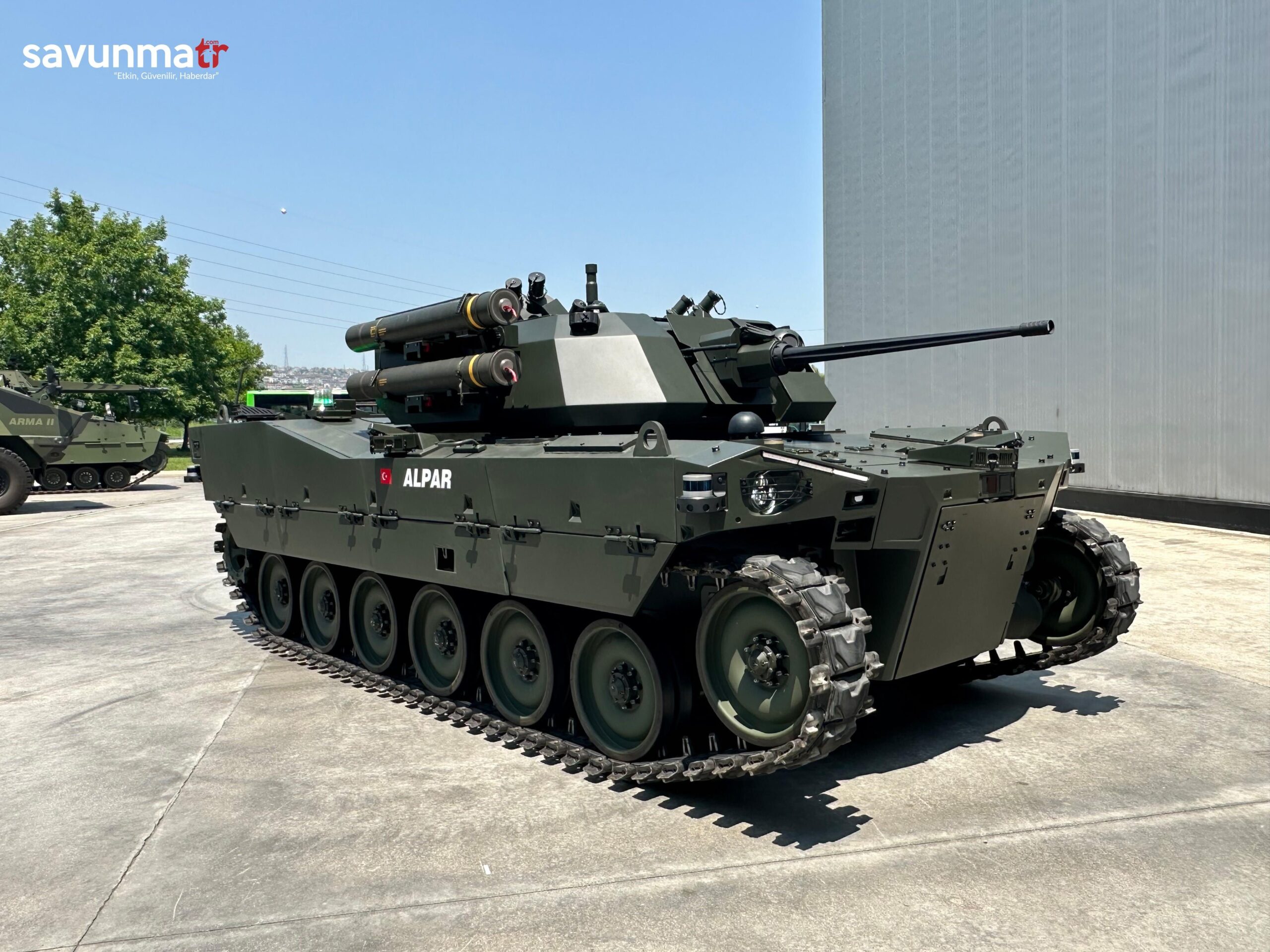 İnsansız kara aracı ALPAR, ilk kez yurt dışında görücüye çıkıyor