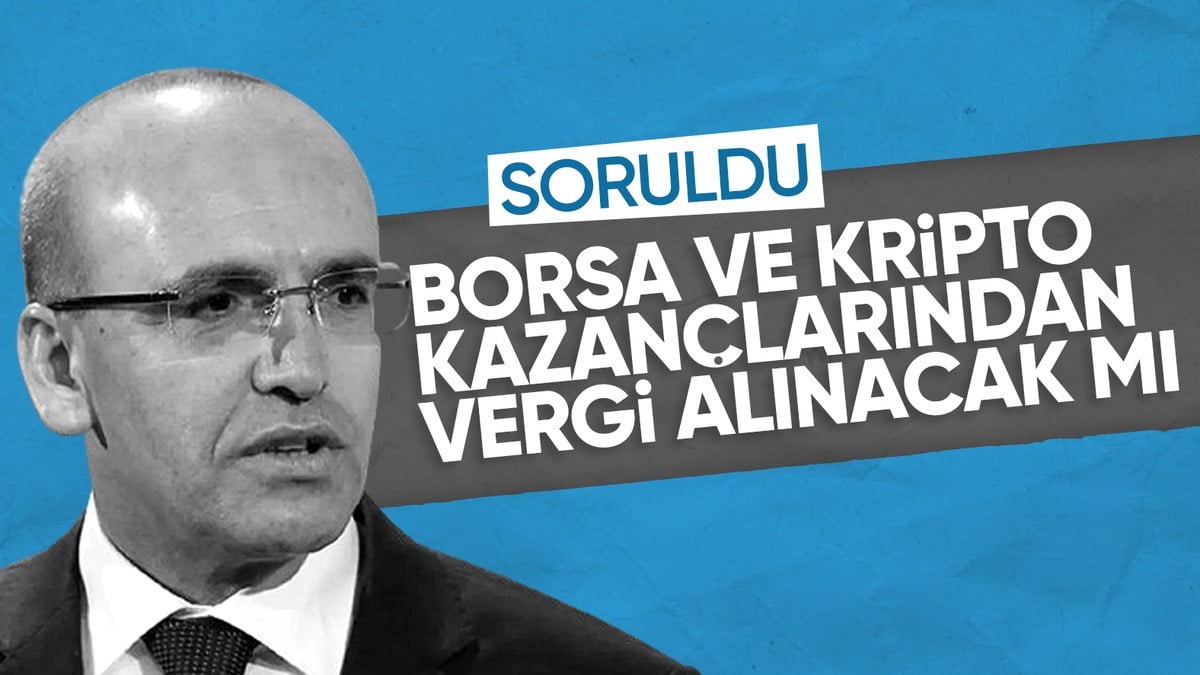 Mehmet Şimşek, Borsa ve kriptoya vergi gelip gelmeyeceği konusuna açıklık getirdi