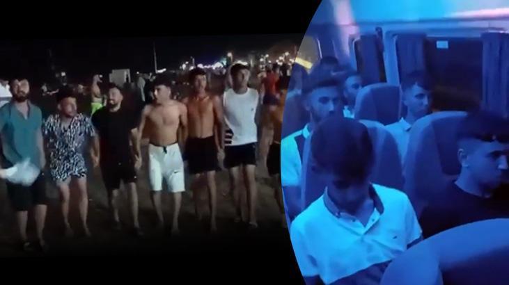 Mersin’de terör halayı çeken gruba, polis minibüsünde ‘Ölürüm Türkiyem’ şarkısı dinletildi