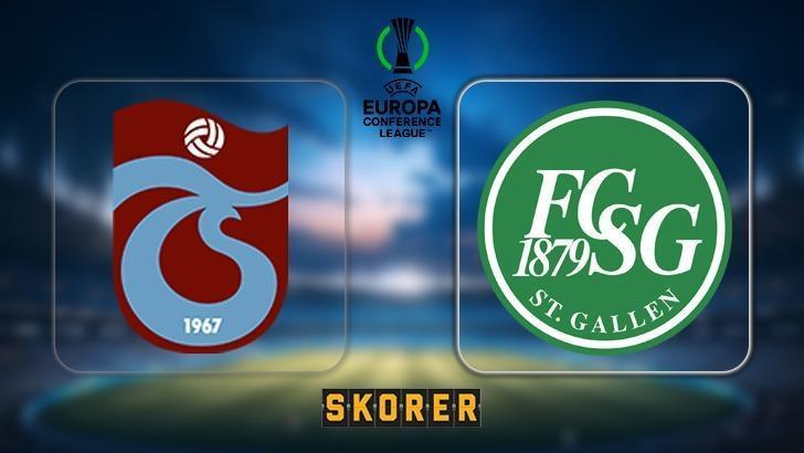 CANLI ANLATIM | Trabzonspor – St. Gallen