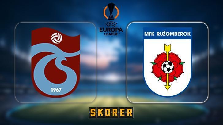 CANLI | Trabzonspor’un konuğu Ruzomberok! Avrupa Ligi’nde tur peşinde