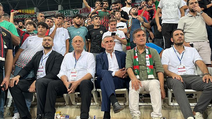 TFF Başkanı Hacıosmanoğlu, 1. Lig maçını taraftarlarla izledi!