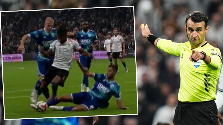 Beşiktaş – Samsunspor maçının tartışmalı pozisyonları Trio’da değerlendirildi! ‘Hakemi tebrik ediyorum’